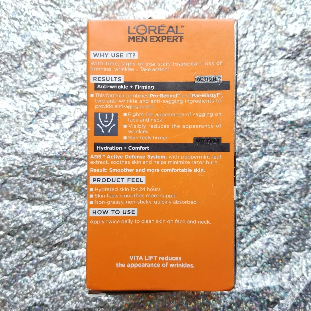 new L'Oreal Men Expert Vita Lift Moisturizer